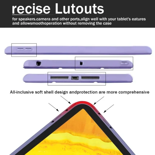 iPad Protective Case with Durable Design for Generations 5-10, Air 1-5, Pro 11 & 12.9, Mini 6 - Image 5