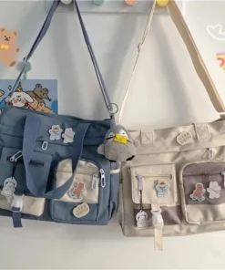 Waterproof Canvas Women Handbags Shoulder Bags Nylon Ladies Tote Messenger Bag Oxford Handbag Cross body Bags for Girls Satchels