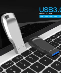 "High-Speed Metal USB Flash Drive - Durable Data Storage, Multiple Capacities Available"