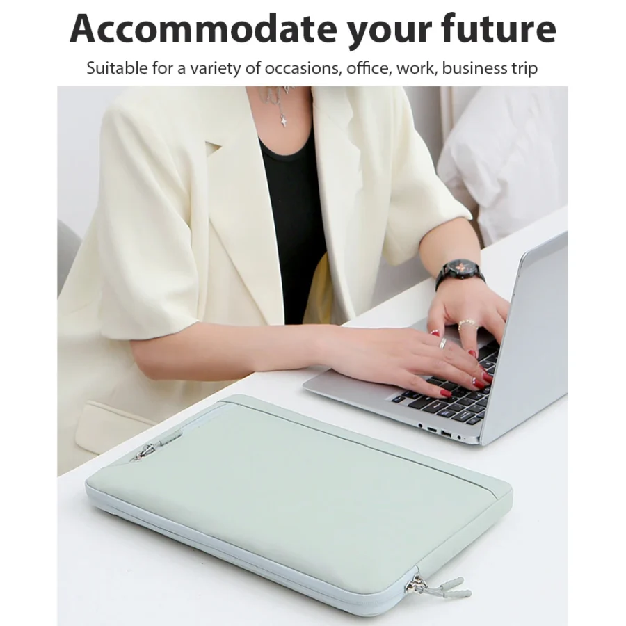 CASEPOKE Waterproof Laptop Sleeve Bag for 13.3 to 15.6 Inch Laptops and Tablets - Image 3