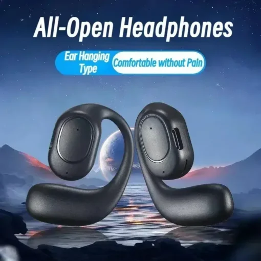 Wireless Air Conduction Earphones with HiFi Sound and Noise Canceling for All Smartphones - Image 2