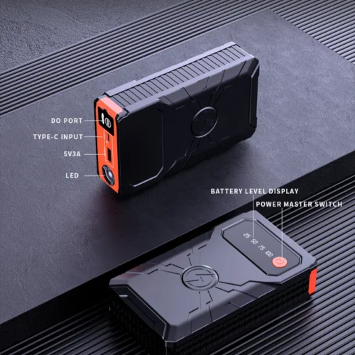 Alternative view of Battery Jumper Starter Portable, 800A Peak Boost Car Battery,12V Jump Starter for 6.0L Gas or 3.0L Diesel Engines,Car Jump Start