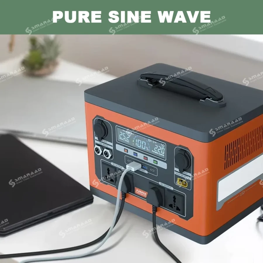 Portable 220V Power Station - 1200W Large Capacity Charging for Camping and Outdoor Use - Image 5