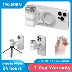 Telesin Magnetic Smartphone Camera Grip with Remote Control for Photography