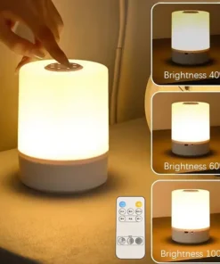 Bedside Led Night Lights Dimmable Charging Desktop Night Lamps Bedroom Bedside Lighting Decoration Touch Reading Led Table Lamps