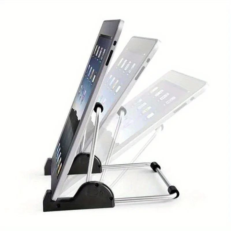 Foldable Multi-Device Stand - Lightweight Adjustable Design for Tablets and Laptops - Image 3