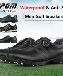 Pgm Training Golf Shoes Men'S Waterproof Golf Shoes Male Rotating Shoelaces Sports Sneakers Man Non-Slip Trainers 3 Styles