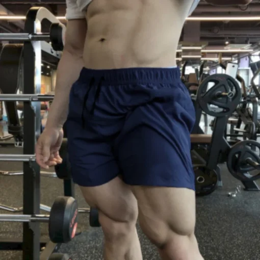 Men's Training Shorts with Quick-Dry Fabric for Beach, Jogging, and Fitness Activities - Image 5