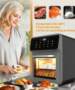 Alternative view of Visual Air Fryer 15L - Large Capacity Home Kitchen Appliance