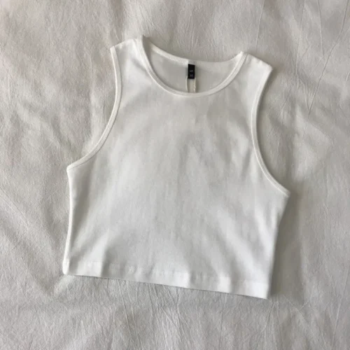 Alternative view of 2025 Sexy Women Solid Color Tank Tops High Quality Cotton Women Boho Top Female Women Summer Camisole Camis Clothes For Women