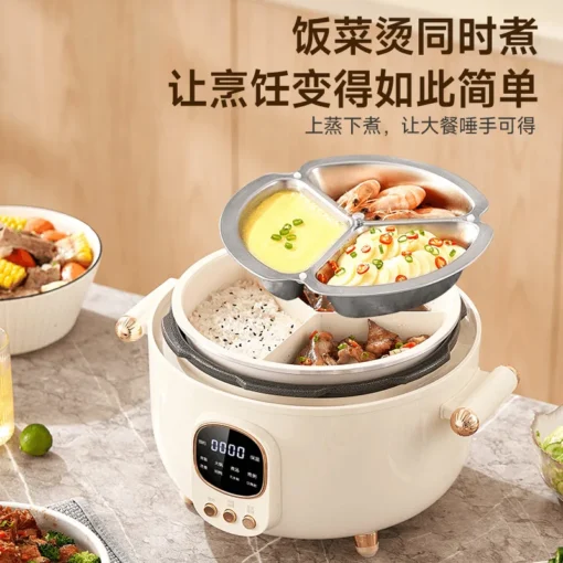5L Multi-Functional Electric Pressure Cooker & Rice Steamer for Home Cooking - Image 3