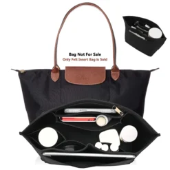 Felt Bag Organizer - Portable Liner Insert for Handbags and Makeup