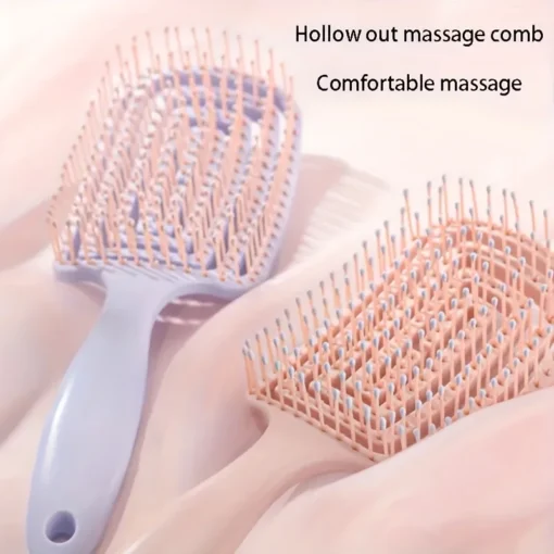 Volumizing Detangling Hair Massage Comb with Hollowed-Out Design for Hair Styling Wigs - Image 3