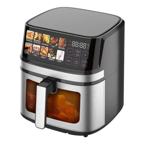 Alternative view of Stainless Steel Digital Air Fryer - 6L, 8L, 9L with Preset Cooking Functions