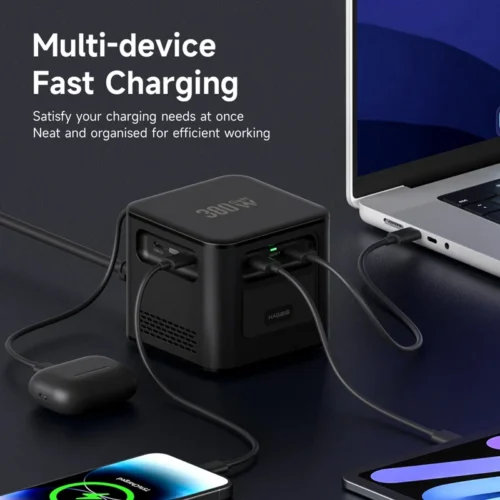 Alternative view of Hagibis 380W USB C Charger 8-Ports GaN Type C Charging Station PD 3.1 Dual 140W Fast Charger for MacBook iPhone Dell XPS Samsung