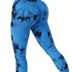 Tie Dye Leggings with High Waist Tummy Control for Women’s Workout and Yoga