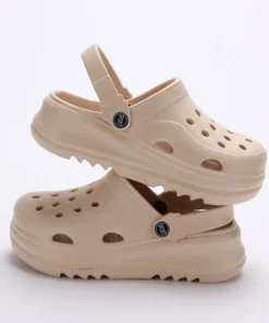 Alternative view of Women's Chunky Platform Clogs - Non-Slip Summer Sandals