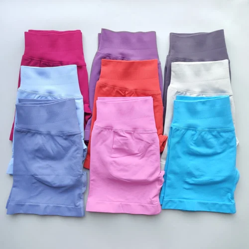 NO LOGO Women's 4.5" Gym Shorts - Fitness Scrunch Butt Yoga Running Pants