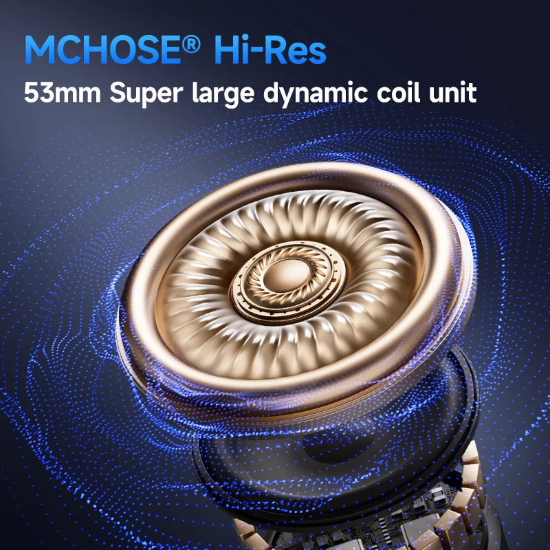 MCHOSE V9 Pro Wireless Gaming Headset with Microphone - Over-Ear Bluetooth Headphones for PC - Image 3