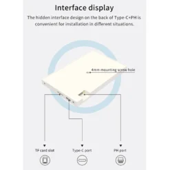 Alternative view of 5-Inch Portable Monitor with IPS Display and Dynamic Themes for On-the-Go Users