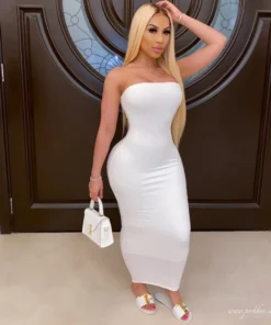 Summer Women's Sleeveless Beach Dress - Long and Stylish