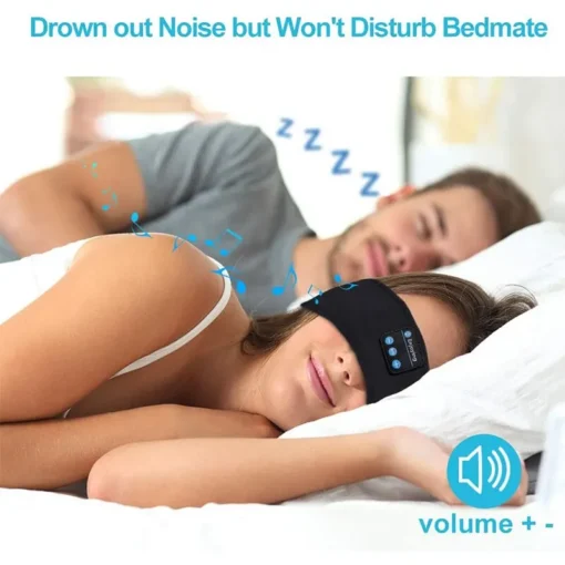 Bluetooth Sports Earphones with Sleep Mask for Comfortable Listening and Resting - Image 5