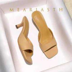 Low Heel Slippers for Women with Open Toe Design - Spring Summer Fashion Sandals