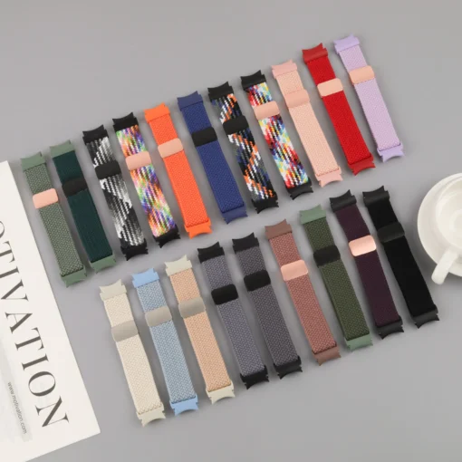 Braided Magnetic Band with Secure Closure for Samsung Galaxy Watch 4/5/6/7 - Image 6