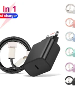 20W USB-C Charger for iPhone 15, Xiaomi, and Samsung S23 Ultra - Fast Charging