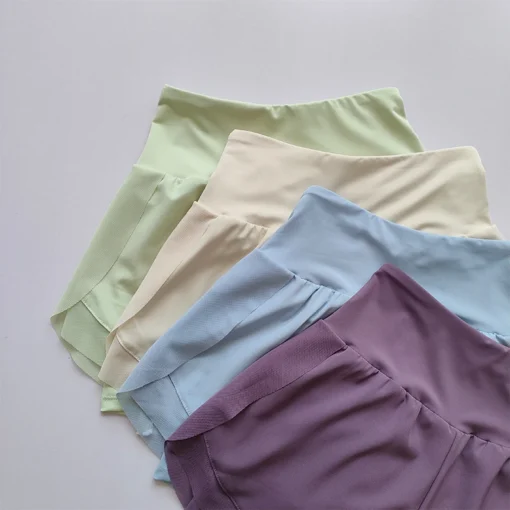 Nike Women's Quick-Dry High Waist Sports Shorts - Breathable 2-in-1 Yoga and Running Fitness Wear - Image 4