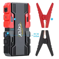 Alternative view of 3000A Car Jump Starter with 44.4Wh Power Bank for Petrol and Diesel Vehicles