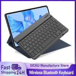 Bluetooth Keyboard with Multi-Device Connectivity for iPad 10th Generation and Other Tablets