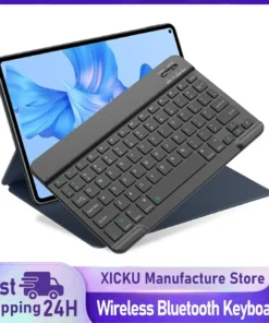 Bluetooth Keyboard for iPad 10th Generation iPad Pro 13 12 11 10 9 8 7 Inch iPad Air 13 11th iPad Mini Samsung Xiaomi Tablets