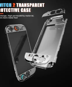PC Clear Hard Case for Switch 2 Split Protective Case Cover Cover Anti-scratch Crystal Protector Case Anti-fall Protective Shell