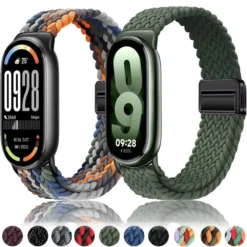 Nylon Strap for Xiaomi Mi Band 9/8 with Breathable Design for Sports Enthusiasts