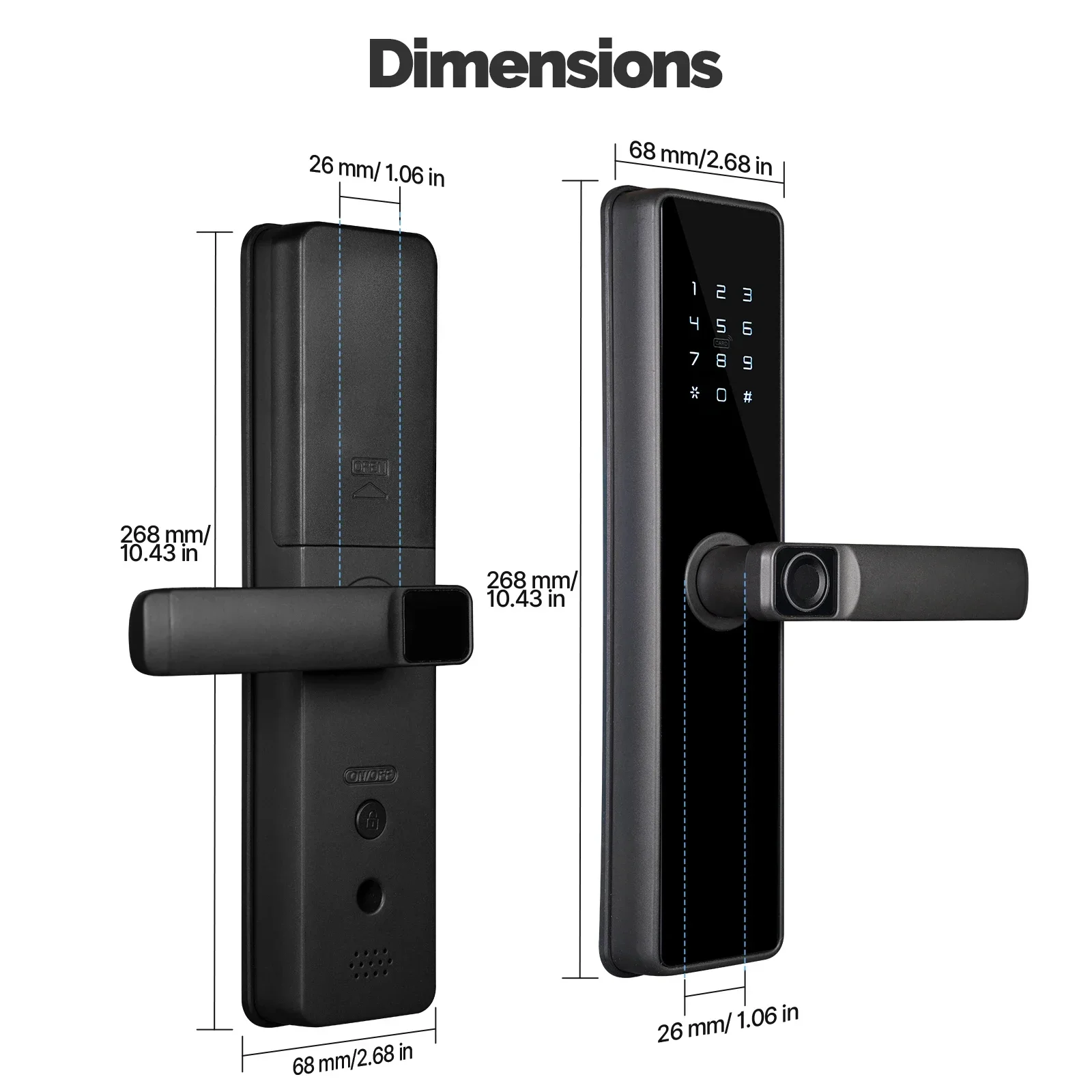 ZigBee Smart Door Lock with Fingerprint and Password Unlock for Indoor Use, Alexa Compatible - Image 6