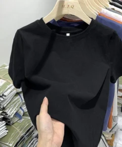 Women T Shirt Girls T-Shirt Woman Clothes Tops Cotton Tshirt Female Short Sleeve Spring Tee Sexy Y2k Top White