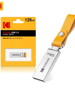 KODAK USB Flash Drive with Leather Band - 128GB, 64GB, 32GB Options for PC