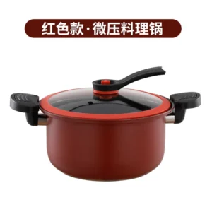 3L Non-Stick Pressure Cooker for Cooking Soup, Meat, and Rice at Home