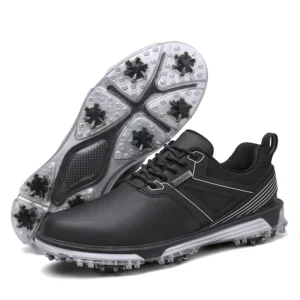 Waterproof Golf Shoes - High-Quality Leather - For Men