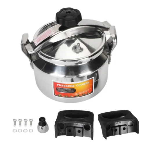 Pressure Cooker - Large Capacity, High-Temperature Resistant, Aluminum Alloy, Safe and Durable