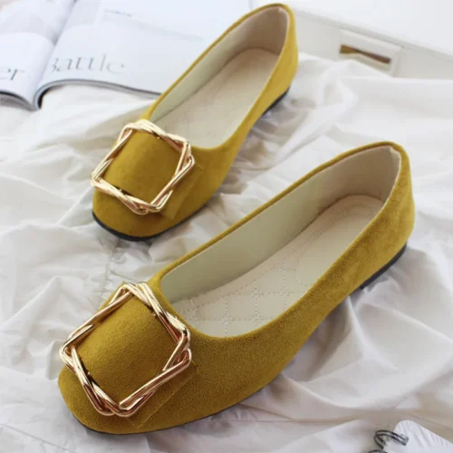 Alternative view of Comemore 2024 Women Flats Luxury Elegant Pumps Woman Loafers Summer Moccasins Ballerinas Flat Casual Shoes Ladies Plus Size 43