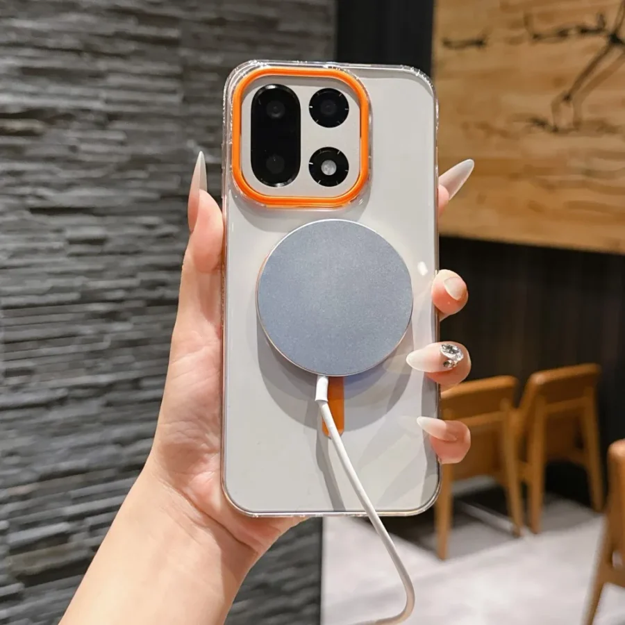 For OnePlus 15 Case Hard PC Transparent Magnetic wireless charging Protective Back Cover Case For OnePlus15 One Plus 15 Shell - Image 6