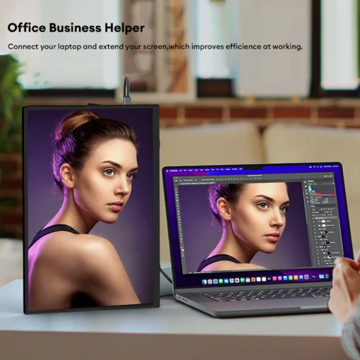 Portable Monitor with 100% sRGB and 300 Nits Brightness for Gaming and Laptops - Image 5