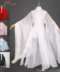 Alternative view of Women's Chinese Hanfu Dress - Traditional Ethnic Costume for Dance and Parties