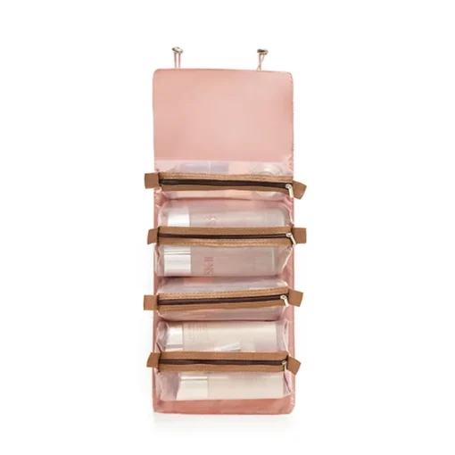 Large Capacity 4-in-1 Cosmetic Bag for Travel with Multiple Compartments for Organized Storage - Image 6