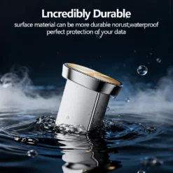 Alternative view of Mini Metal USB Flash Drive with 128GB Capacity for Business and Personal Use