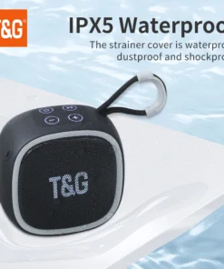 Alternative view of TG659 Mini Portable Bluetooth Speaker - Powerful Wireless Sound with TWS, HiFi Audio, TF Card and Radio Support