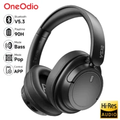 Oneodio EKSA V16 Wireless Over-Ear Headphones with Microphone - 90H Battery Life, Hi-Res Sound, Bluetooth 5.3