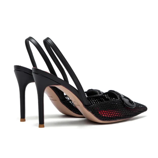 High Heels Sandals with Breathable Mesh and 9cm Heel Height for Women - Image 4